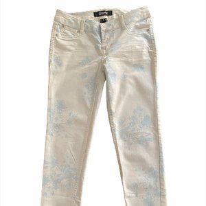 Rewash Acid Washed Floral Skinny Jeans size 5